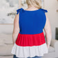 Just You Wait Color Block Tank
