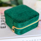 Kept and Carried Velvet Jewlery Box in Green
