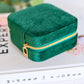 Kept and Carried Velvet Jewlery Box in Green