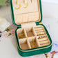 Kept and Carried Velvet Jewlery Box in Green