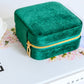 Kept and Carried Velvet Jewlery Box in Green