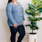 Button Down Sweater Cardigan Blue Nova