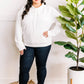 Cowl Neck Pullover In Simply White