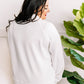 Cowl Neck Pullover In Simply White