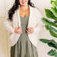 Tiered Smocked Dress With Balloon Sleeves In Olive