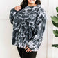 In From The Cold Pullover In Charcoal Blue