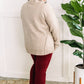 Cowl Neck Sweater In Cappuccino