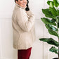 Cowl Neck Sweater In Cappuccino