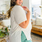 Kathleen Waffle Knit Top in Ivory