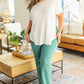 Kathleen Waffle Knit Top in Ivory