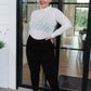 Keeping Secrets Lace Mock Neck Top