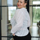 Keeping Secrets Lace Mock Neck Top