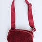 Keeping Up Sherpa Side Bag in Wine