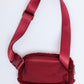 Keeping Up Sherpa Side Bag in Wine