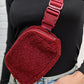 Keeping Up Sherpa Side Bag in Wine