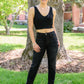 Judy Blue Destroyed Hem Crop Jeans