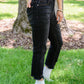 Judy Blue Destroyed Hem Crop Jeans
