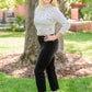 Judy Blue Destroyed Hem Crop Jeans