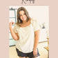 Corey Button Up Top in Fuchsia