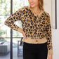 Kimberly Fuzzy Animal Print Cardigan