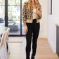 Kimberly Fuzzy Animal Print Cardigan