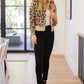 Kimberly Fuzzy Animal Print Cardigan