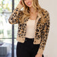 Kimberly Fuzzy Animal Print Cardigan