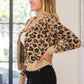 Kimberly Fuzzy Animal Print Cardigan