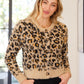 Kimberly Fuzzy Animal Print Cardigan