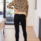 Kimberly Fuzzy Animal Print Cardigan