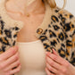 Kimberly Fuzzy Animal Print Cardigan