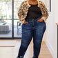 Kimberly Fuzzy Animal Print Cardigan