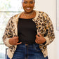 Kimberly Fuzzy Animal Print Cardigan