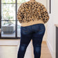 Kimberly Fuzzy Animal Print Cardigan