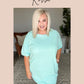 A Wink And A Smile Waffle Knit Top in Yellow Gold