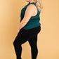 Knotted Hem Tank in Sea Green