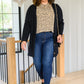 Kristen High Neck Flowy Dotted Blouse In Taupe