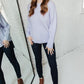 La-La Lux Sweater in Lavender