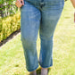 Judy Blue Contrast Trouser Flare Jeans