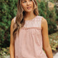 Embroidery Kissed Tank