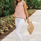 Embroidery Kissed Tank