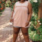 Embroidery Kissed Tank
