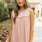 Embroidery Kissed Tank