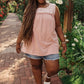 Embroidery Kissed Tank