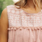 Embroidery Kissed Tank