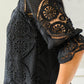 Lace Surprise Blouse In Black