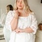 Lace Surprise Blouse in Ivory