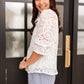 Lace Surprise Blouse in Ivory