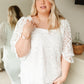 Lace Surprise Blouse in Ivory