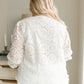 Lace Surprise Blouse in Ivory